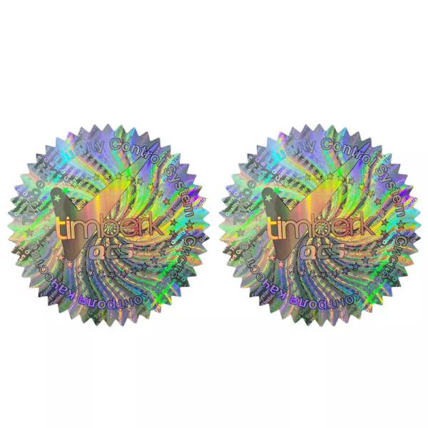 Custom Holographic Security Stickers Vinyl Label Promotion with Custom Design