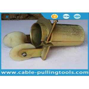 China Bell Mouth Cable Roller for Pulling 100mm Cable With Nylon Wheel on sale