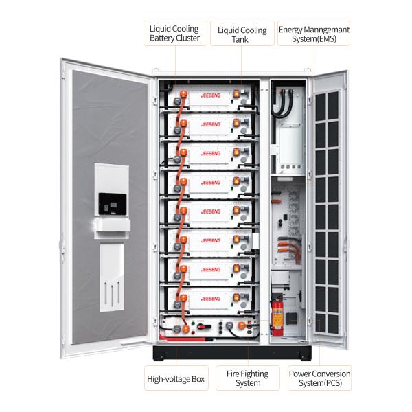 200KW 372KWh Liquid cooled Energy Storage Cabinet For Industrial and Commercial Energy Storage System