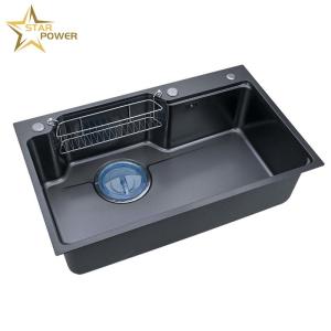 Household Kitchen Stainless Steel Hand Sink Large Single Trough Customized
