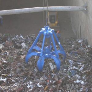 6m3 Steel Scrap Loading Rope Mechanical Orange Peel Grab