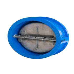 Wafer Butterfly Flanged Swing Check Valve Cast Iron 1.0/1.6 Mpa