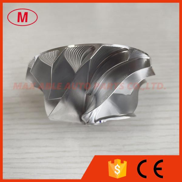 GT30 reverse 53.11/71.40mm 7+7 blades LEP Style turbo aluminum 2618/milling/billet compressor wheel