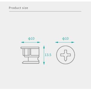 Professional 10mm Diameter Cam Nut Fitting Furniture Cam Connector