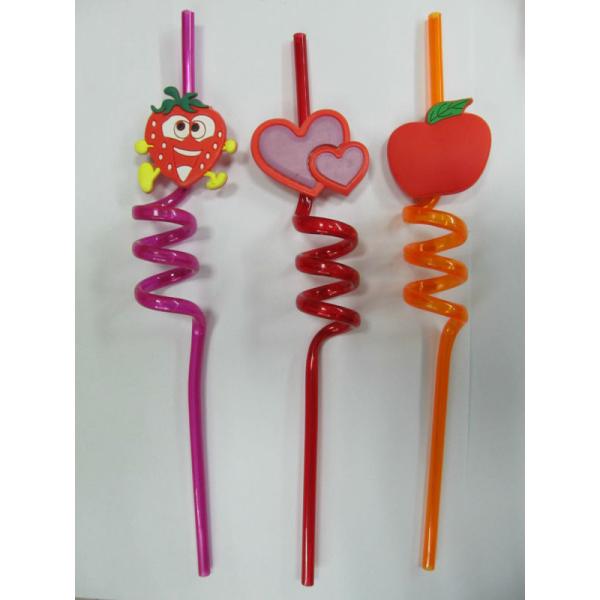 Disposables plastic drinking Straws Creative Arts Assorted Colors