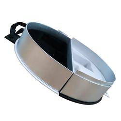 Half Round Skincare Cosmetic Packaging Box Recycable With Ribbon Closure