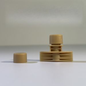 Quality Portable and Durable 5mm PE Plastic Screw Cap with Flip Top Spout Lids Food Grade Safe Rim for Cosmetic Flexible Packaging for sale