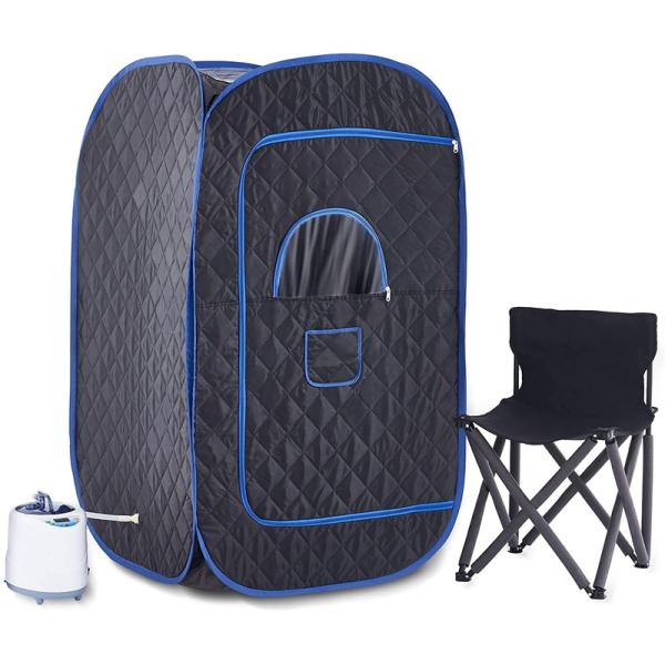 Buy Modern Portable Sauna for Home Office and Travel Home Sauna for Dry Spa and Steam Sauna with Remote Control Steam Tent at wholesale prices