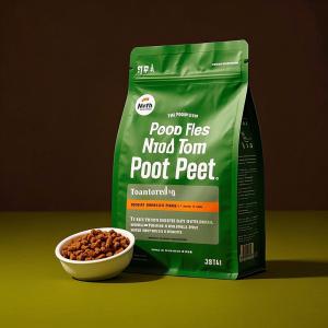 ASTM Certified Child Resistant Ziplock Bags Custom Printed For Pet Food