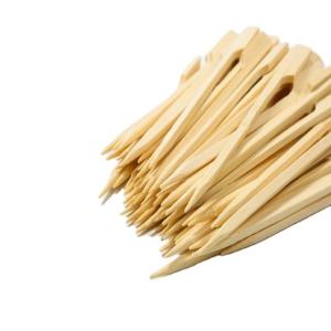 100% Natural Paddle Wooden Bbq Bamboo Stick Eco Frlendly 7cm