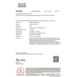 Xiamen Betalent Carbide Co.,Ltd Certifications