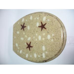 sea star shell toilet seat