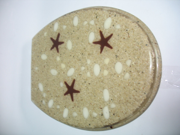 Buy sea star shell toilet seat at wholesale prices