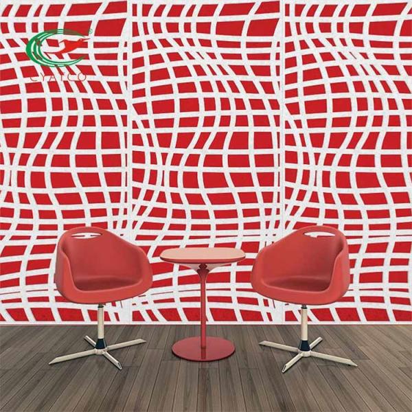 Buy Flameproof PET Felt Acoustic Panels Room Divider Harmless Multipurpose at wholesale prices