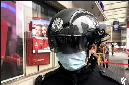 Stable Performance Smart Temperature Measuring Helmet Ai Virtual Reality