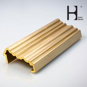 Rustproof Brass H Moding Sections / Extruding Copper H Slot Frames