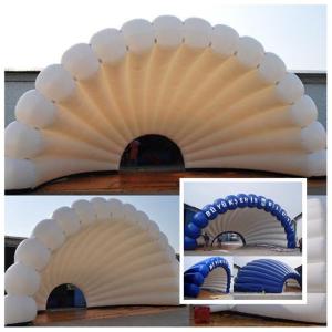 Quality 8m Fan-shaped Inflatable Semicircular Tent for sale