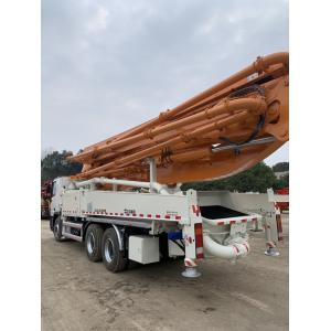 Diesel Power 300kw Used Concrete Pump Truck 49M Hydraulic Engineering