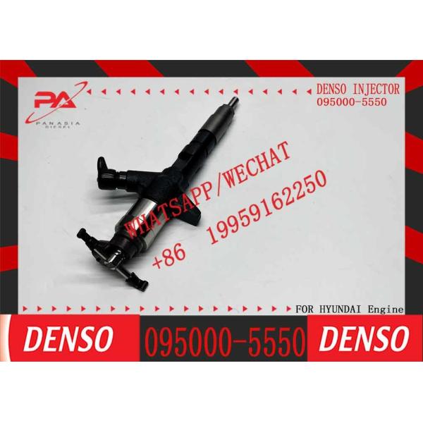 Fuel Injector 095000-5550 0950005550 for Mi-ts-ubishi L200 4D56 Euro4 FOR HY-UNDAI D-E-NSO 5551 3380045700