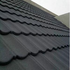 Frost Green Color Stone Coated Bond Tile 0.40mmBMT AZ70 Stone Coated Metal Tile