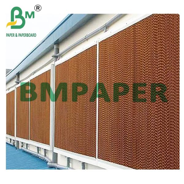Wet Strength Cooling Pad Unbleached Brown Kraft Paper For Poultry Farm