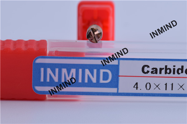 HRC55 TiSiN TiAlN AlTiN Coating , Carbide End Mill , 4mm 4 Flute , Certizit WF25 , Milling Cutter