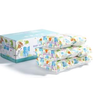 China Organic Baby Wet Wipes Spunlace Material Disposable Cleaning