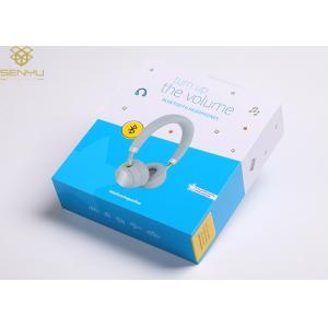 Blue Headphone Handmade Mobile Accessories Packaging Box
