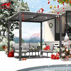 Sunc Outdoor Waterproof Motorized Pergola Systems Aluminum Extruded