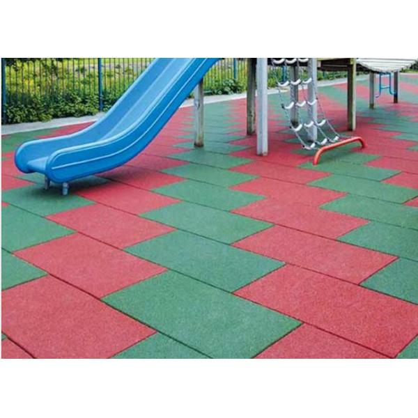 1Mx1M EPDM Rubber Gym Flooring Rolls For Outdoor Playground Rubber Cushion Roll Mat