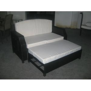 outdoor wicker sofa