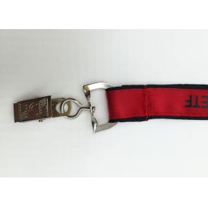 Advertisement Black Imprinted neck Silk Screen Lanyards with ID cards