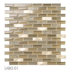 backsplash tile crystal glass mosaic LABG01