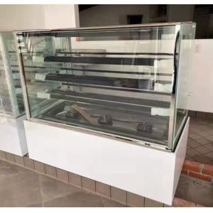 Buy cheap Ambient Temperature Square Glass Dry Bakery Display Case 450L from wholesalers