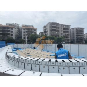Self Stabilizing Steel Structure Pool Prefabricated Above Ground Steel Swimming