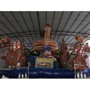 Topic Pirate Themed Inflatable Fun City 10-16 Children Capacity