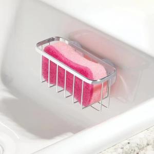 Rust-resistant Sturdy Kitchen Sink Caddy Sponge Holder for Sponges, Scrubbers