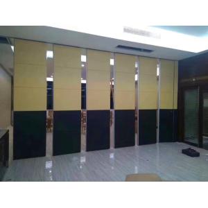 Quality Melamine Surface Operable Sliding Partition Walls For Gym OEM Service for sale