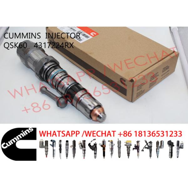 Buy 4317224rx Qsk23 Engine Diesel Common Rail Cummins Fuel Injectors at wholesale prices