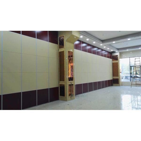 Interior Commercial Auditorium Folding Room Dividers With Aluminium Track Roller