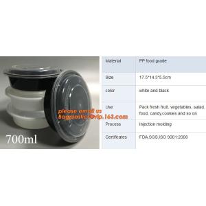 white disposable plastic salad bowl,PLA 16oz 500ml plastic - disposable salad