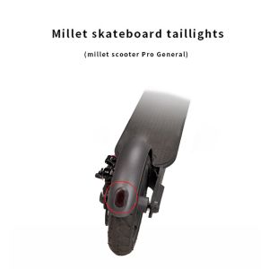 Original M365 Pro Brake LED Light Rear Fender Lamp with Wire and Terminal for