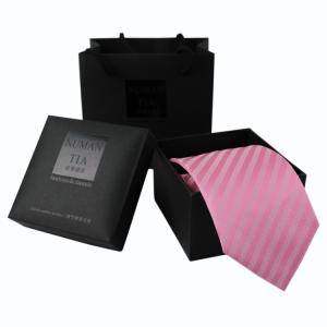 PINK men's formal silk necktie