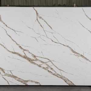 Calacatta Classical Polished Honed White Quartz Stone Veneer White Quartzite