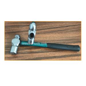 Ball pein hammer with fiberglass handle