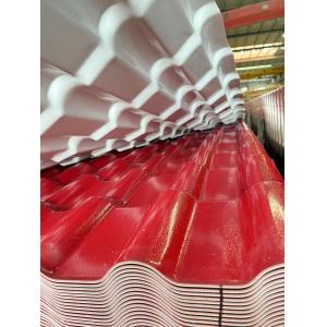 160mm Spacing Wave ASA Synthetic Resin Tile Weather Resistance Heat Insulation