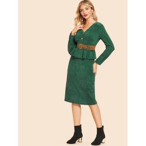 Dresses Women lady Elegant Two Piece Set women Clothing