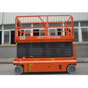 Construction Self Propelled Hydraulic Scissor Lift With Lifting Height 3 - 16m