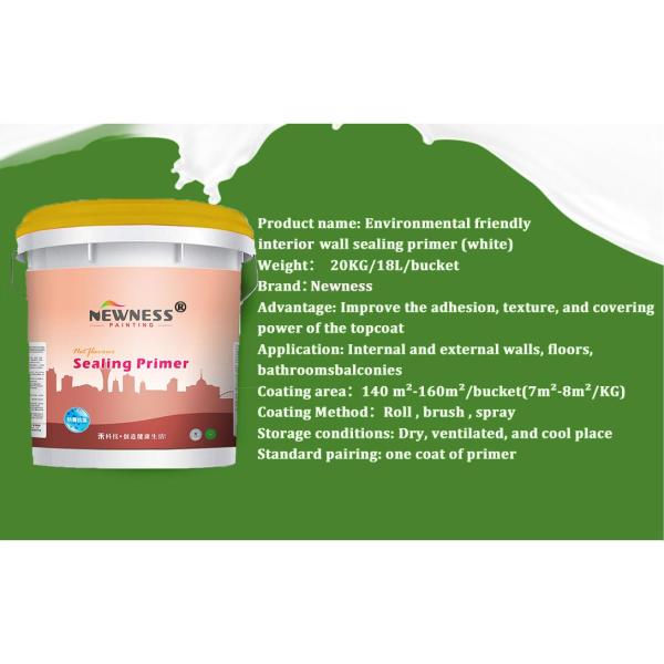 Epoxy Sealing Primer for Concrete Floor Brush Application and High Glossy Finish