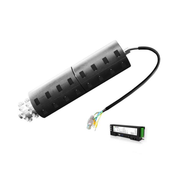 Φ76 High Torque Motor Drive Roller 48V 300W Double Sprocket Motorized Roller With Nylon Sleeve